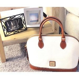 Dooney & Bourke Lizard-Embossed Leather Satchel